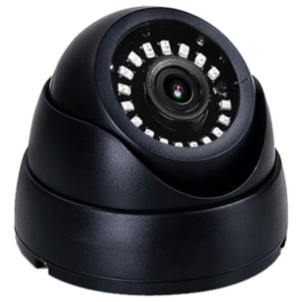 Câmera de Segurança Preta Dome 2.8MM 3MP Analógica 1080p 24 LEDs Visão…